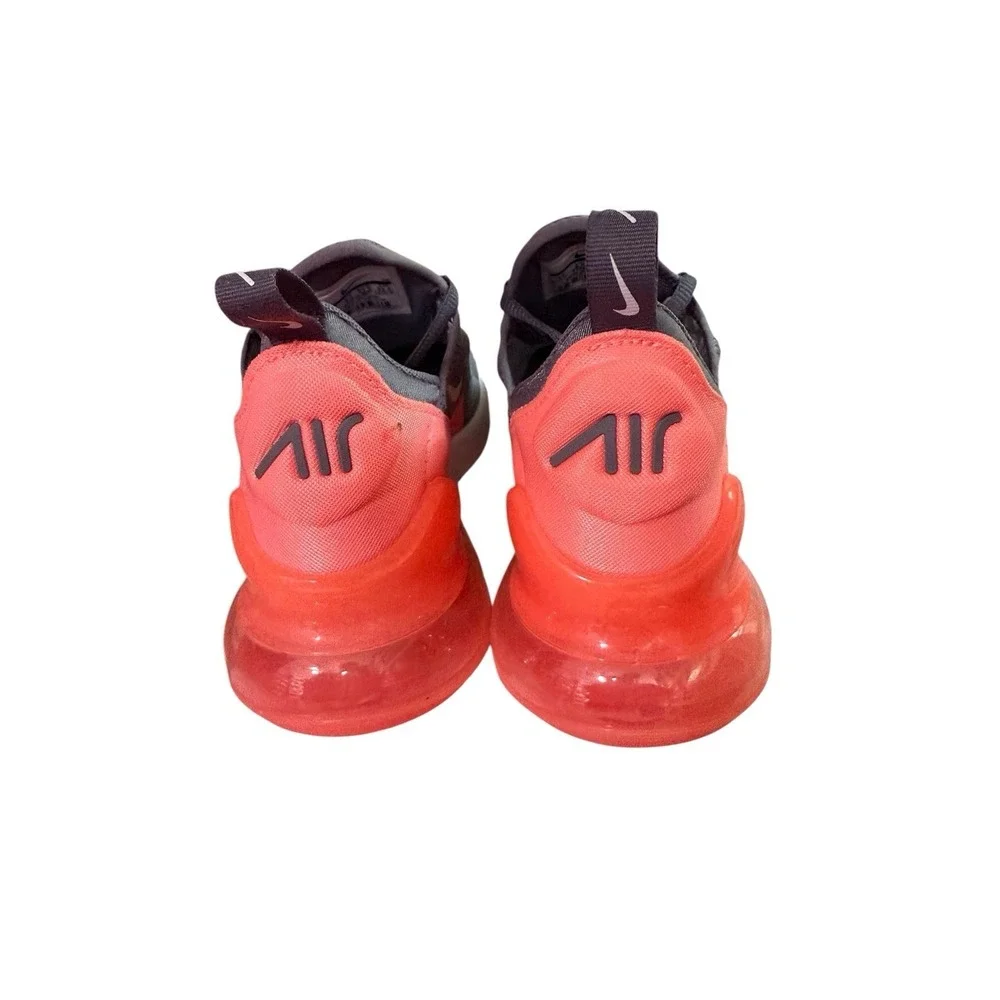 Nike Air Max 270 Running Gray Orange | 943346- 001 Size 5Y